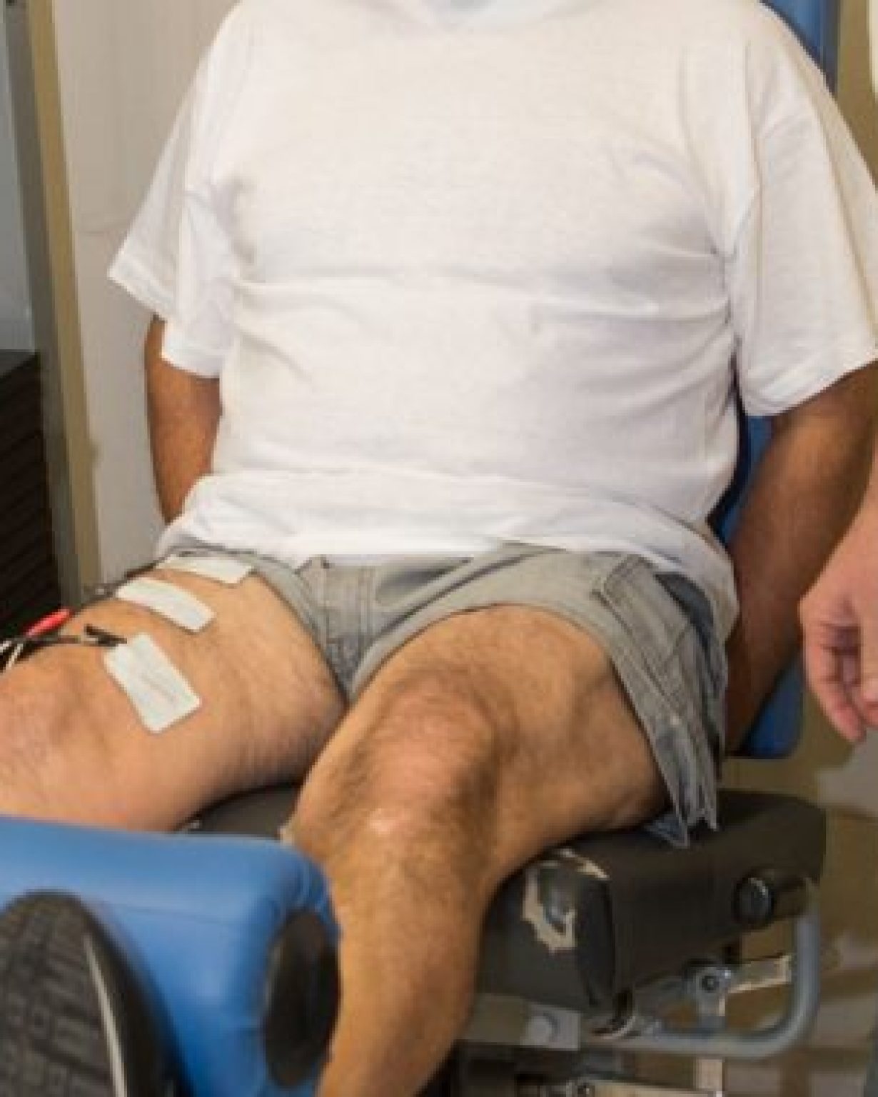 immagine di una seduta di riabilitazione del ginocchio